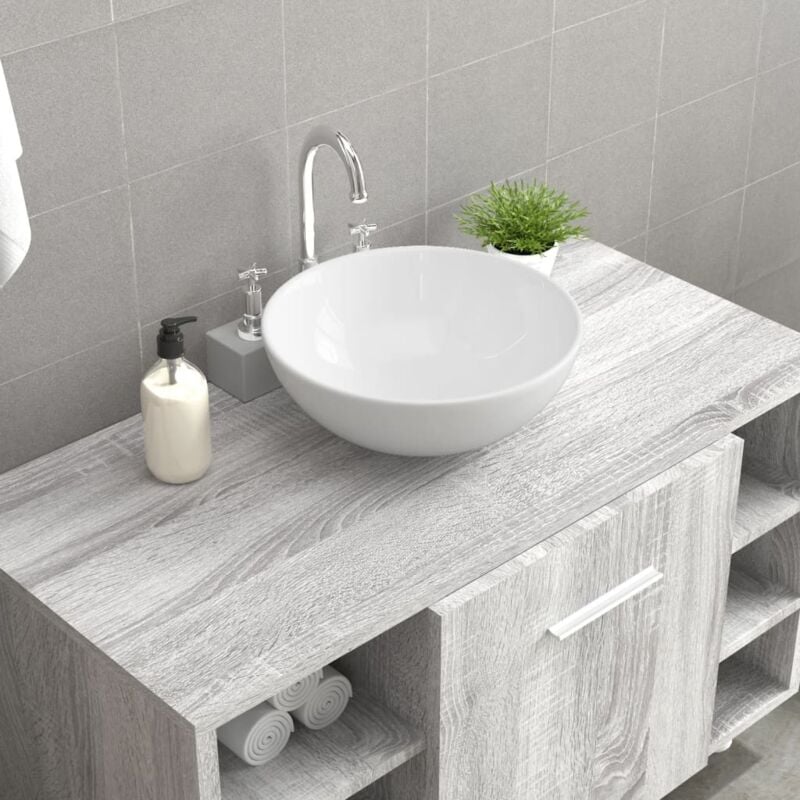 foto del prodotto lavandino bianco 28x28x10 cm in ceramica vidaxl