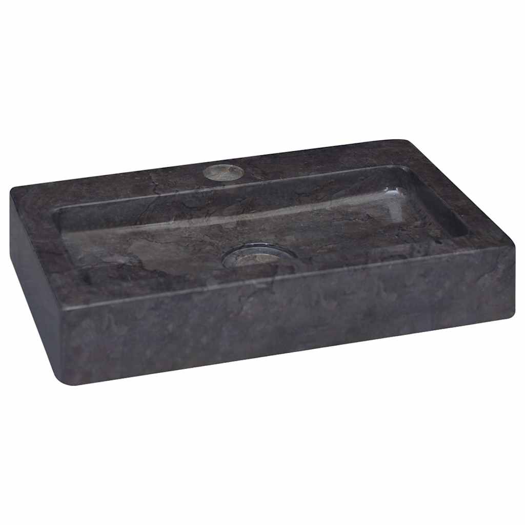 foto del prodotto lavandino nero 38x24x6,5 cm in marmo cod mxl 53592