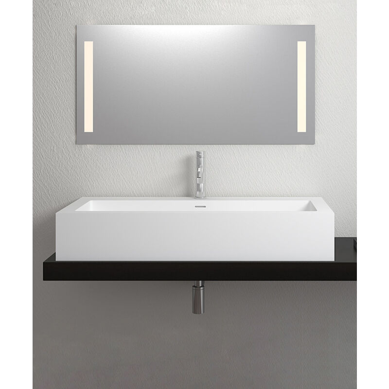 foto del prodotto lavandino rettangolare freestanding blanc mat - likasi