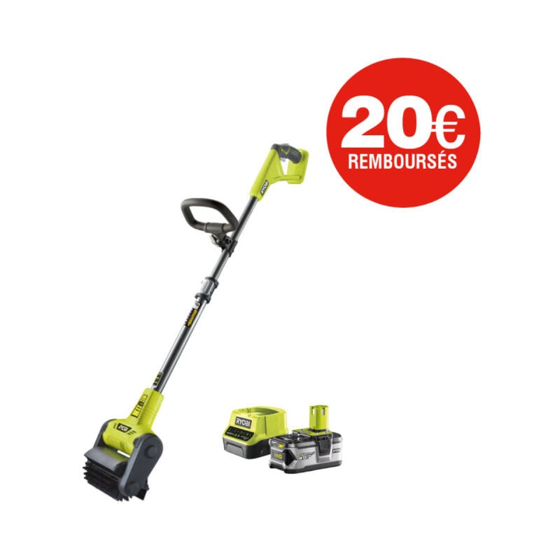 foto del prodotto lavapavimenti ryobi 18v one 1 batteria 4,0 ah 1 caricatore ry18pcb 140