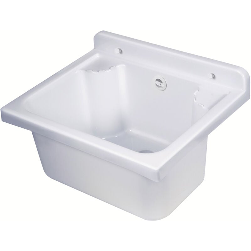 foto del prodotto lavatoio 42x34x24 cm in polipropilene 11,5l pilozzo wash bianco lucido