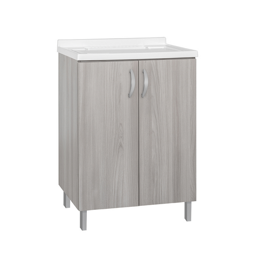 foto del prodotto lavatoio easy top in nobilitato olmo 60 x 50 cm 2 ante 