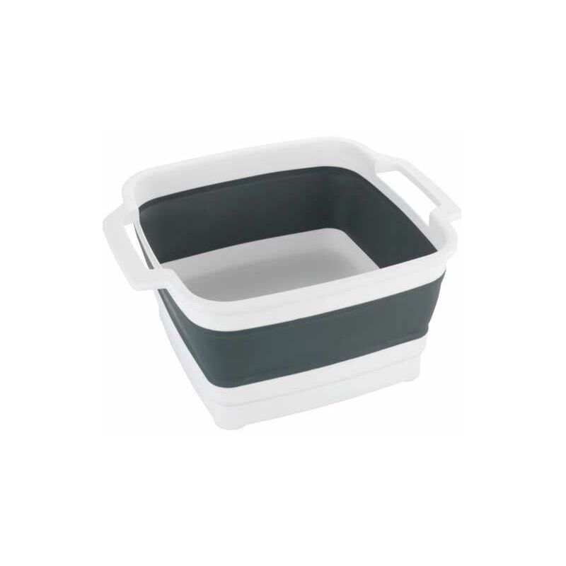 foto del prodotto lavatoio pieghevole sira, lavabo pieghevole con tappo di scarico integrato e maniglie per un trasporto facile, occupa poco spazio, 8 litri, l x h x
