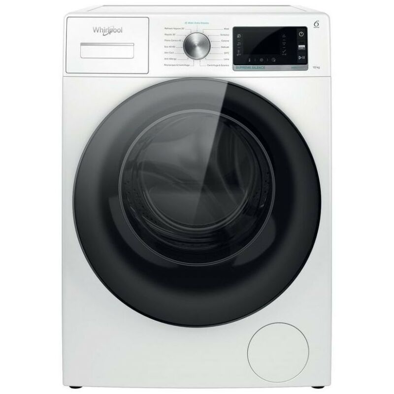 foto del prodotto lavatrice 10kg funzione vapore whirpool w6w045wbit classe b