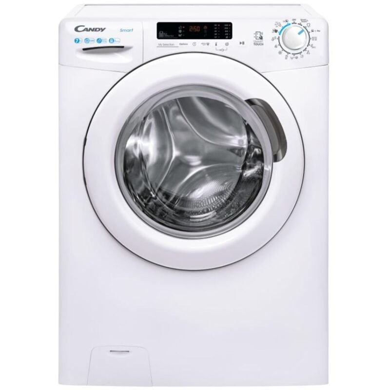 foto del prodotto lavatrice smart cs41272de 1s caricamento frontale 7 kg classe d bianco - candy