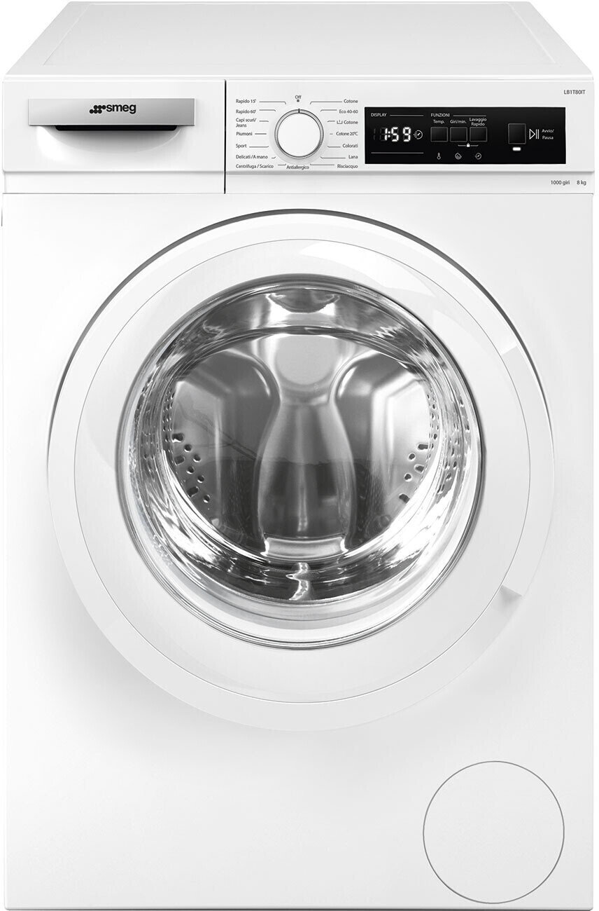 foto del prodotto lavatrice smeg standard lb1t80it 8 kg