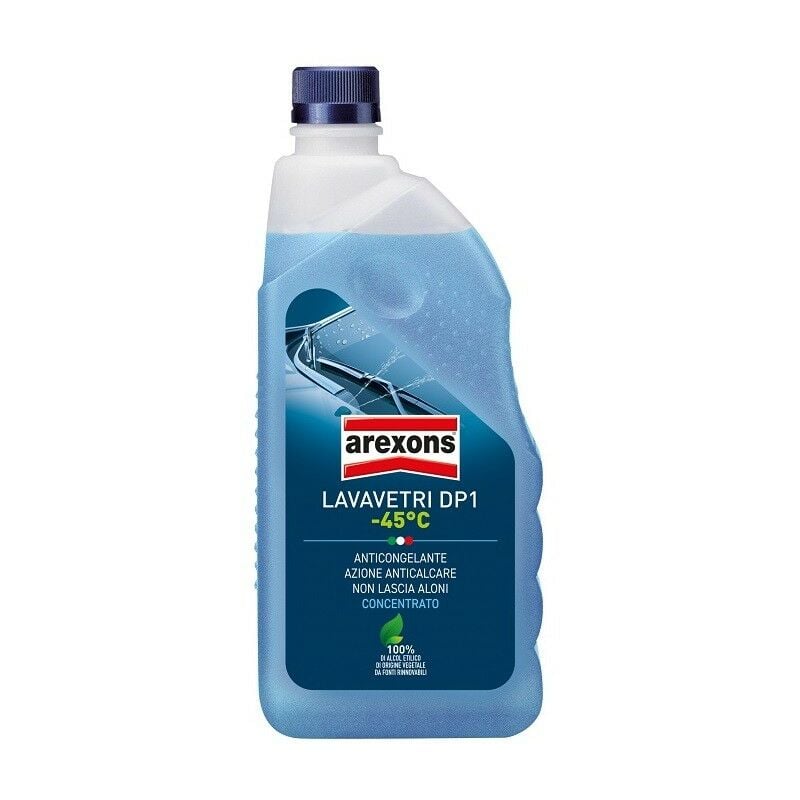 foto del prodotto lavavetri dp1 concentrato 250ml detergente vetri anticongelante auto arexons
