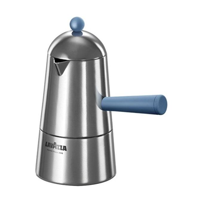 foto del prodotto lavazza carmencita pop caffettiera induzione 6 tazze blu