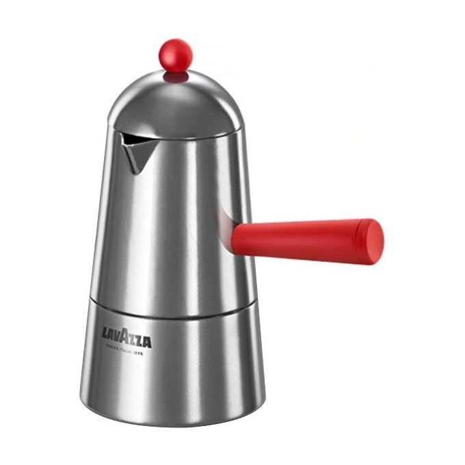 foto del prodotto lavazza carmencita pop caffettiera induzione 6 tazze rosso