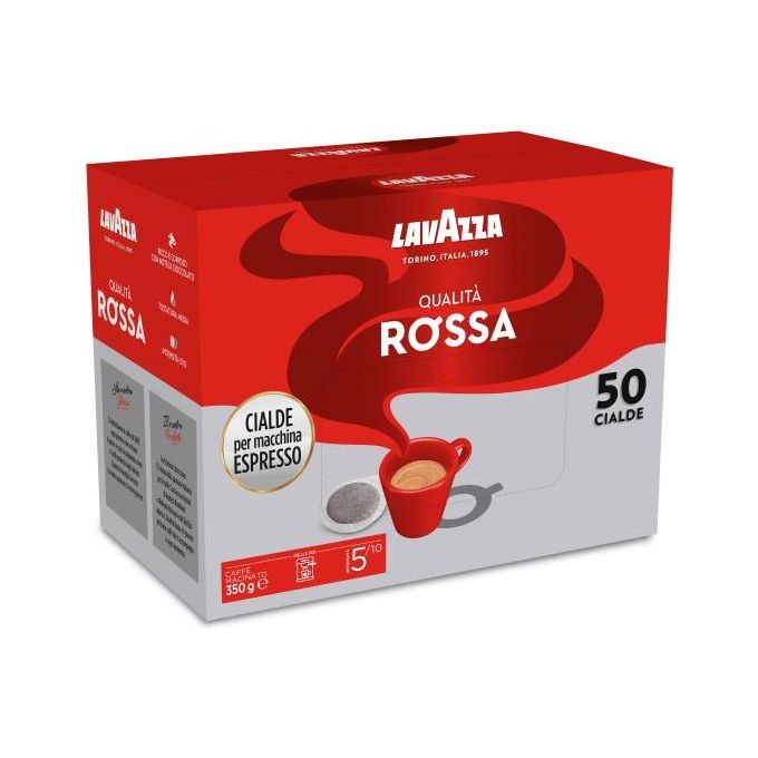 foto del prodotto lavazza qualit rossa cialde caff tostatura media 50 pz