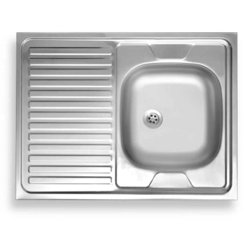 foto del prodotto lavelli lavello 60x80 cm, acciaio inox dr60 80l novaservis