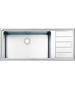 foto del prodotto lavello 1 vasca linear plus inox spazzolato 116 x 50 cm lnpg1161irbc