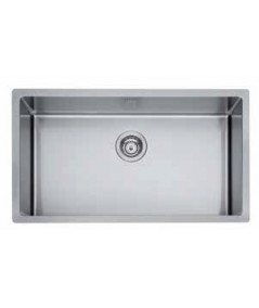 foto del prodotto lavello 1 vasca radius inox spazzolato 74 x 44 cm lnr74fsfr