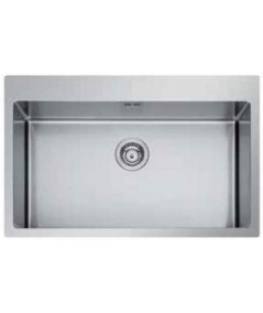 foto del prodotto lavello 1 vasca radius inox spazzolato 75 x 51 cm lnr75fbc
