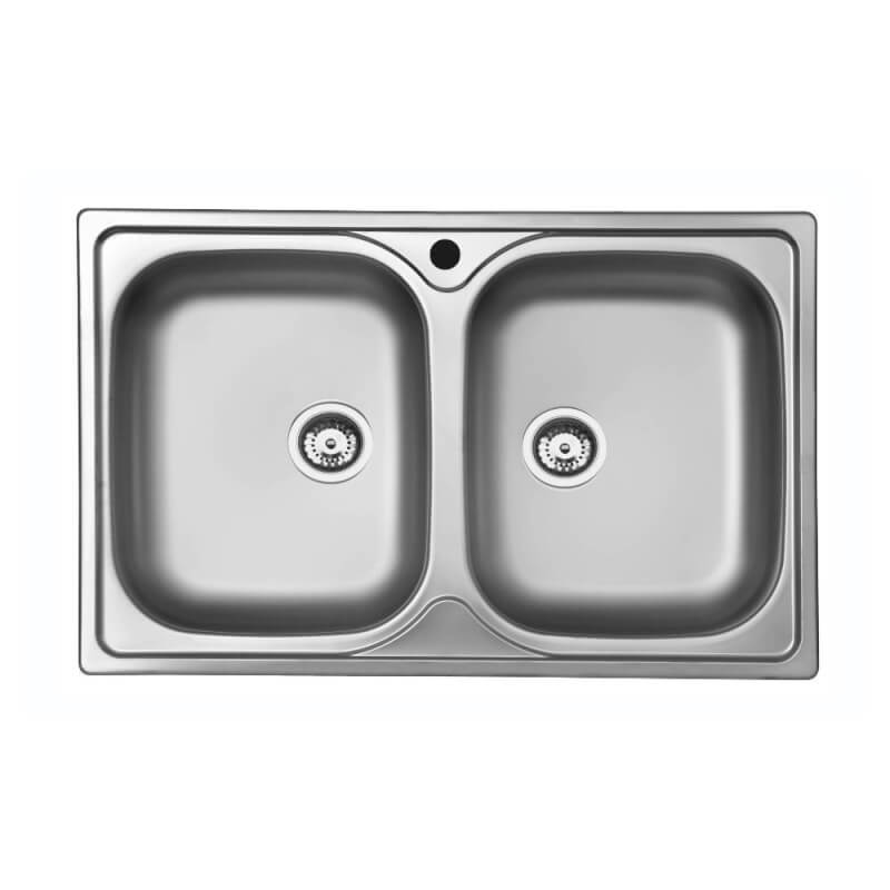 foto del prodotto lavello 79x50 classic 170 incasso doppia vasca