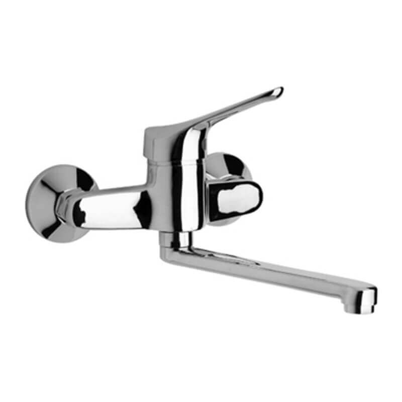 foto del prodotto lavello a muro per cucina o lavanderia ariel piralla in ottone cromato 0re00062a16