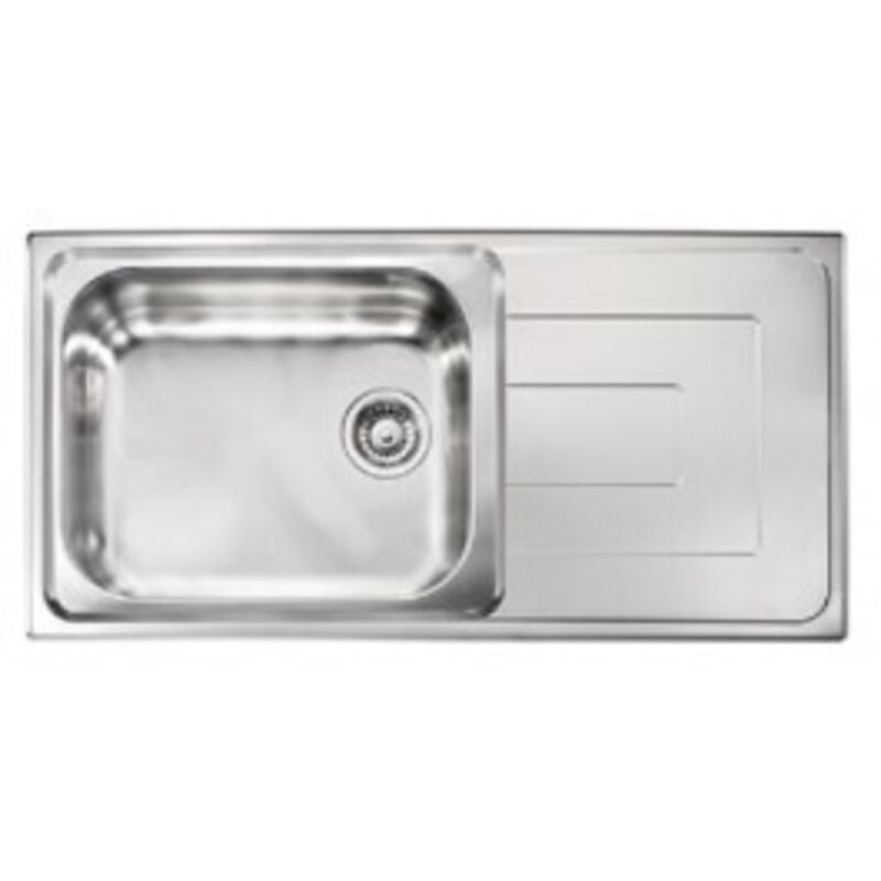 foto del prodotto lavello como 100x50 1 vasca sinistra gocciolatoio acciaio inox