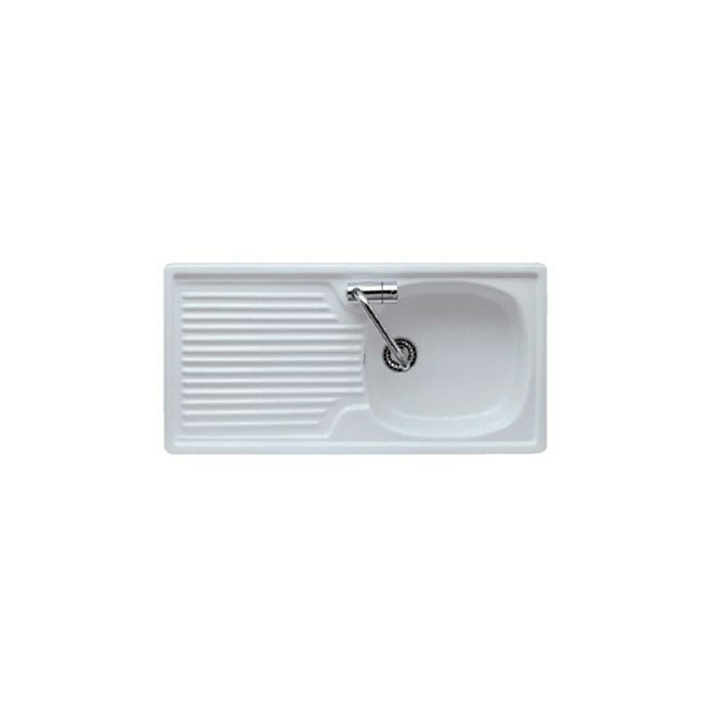 foto del prodotto lavello cucina 1 vasca per mobile 90x45 h5 in ceramica con