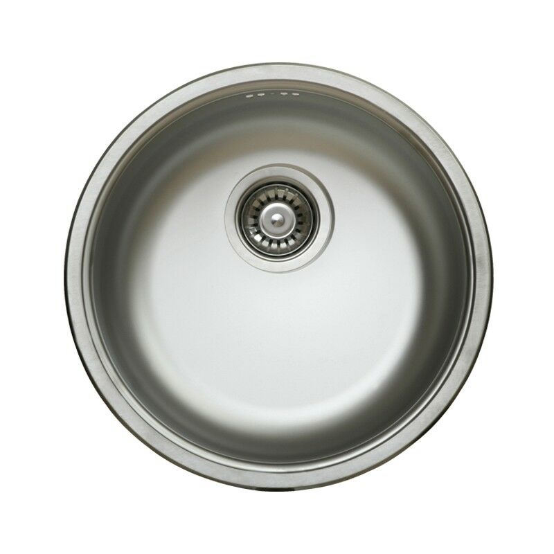 foto del prodotto lavello cucina a pozzetto in acciaio inox da incasso diam. 43.5 cm