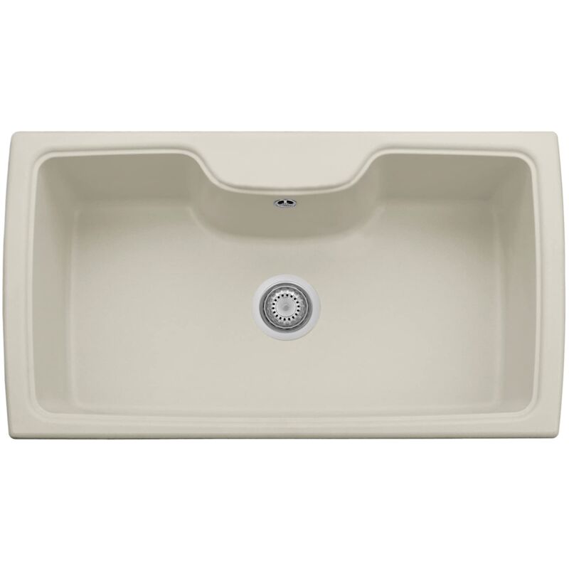 foto del prodotto lavello cucina incasso 1 vasca 86 cm ultragranit jasmine ug56 hr0860 plados