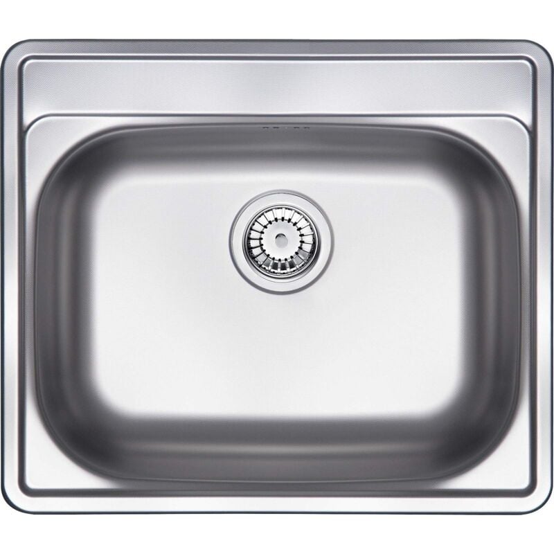 foto del prodotto lavello cucina singola vasca in acciaio 600 x 500 mm deante soul zyu0103 acciaio spazzolato
