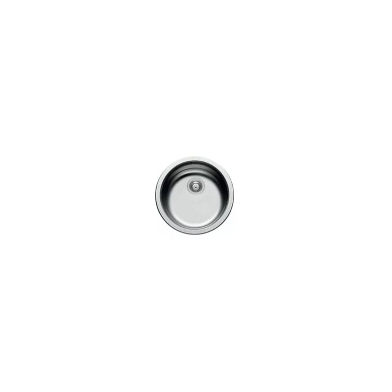 foto del prodotto lavello cucina tondo in acciaio inox satinato 1 vasca serie sky round elleci