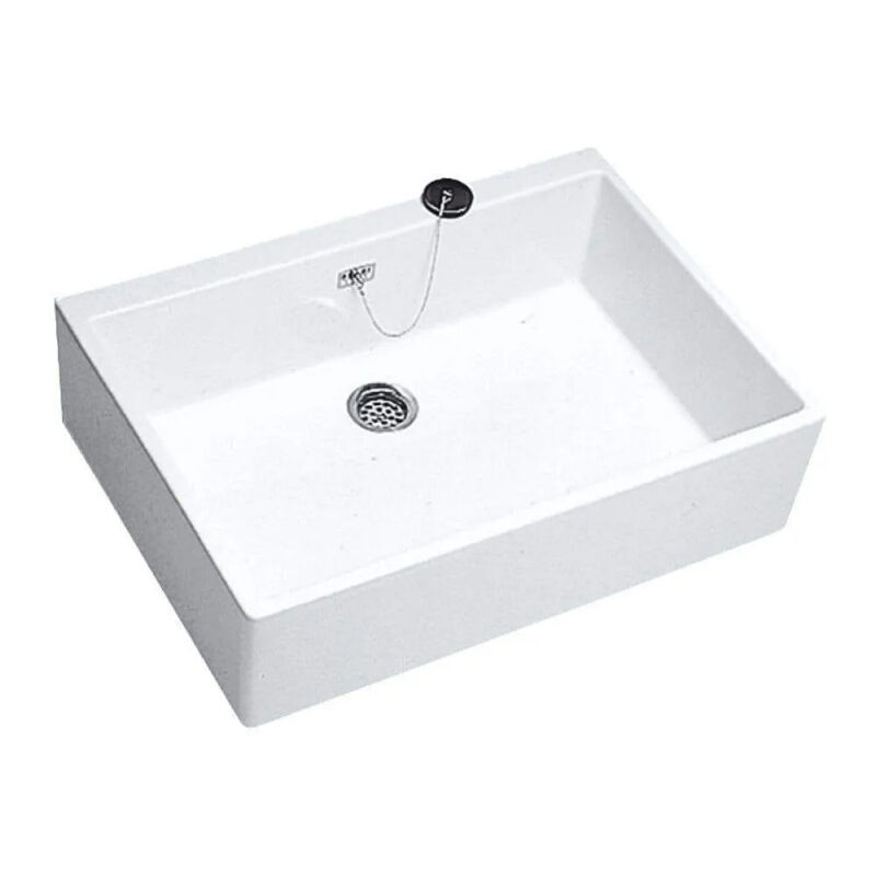 foto del prodotto lavello da cucina stampato 70x50cm con 20cm di troppopieno