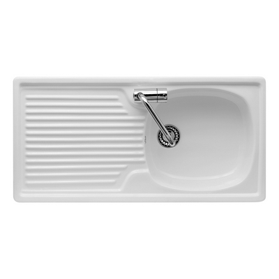 foto del prodotto lavello da incasso in ceramica con 1 vaschetta 90x45 cm