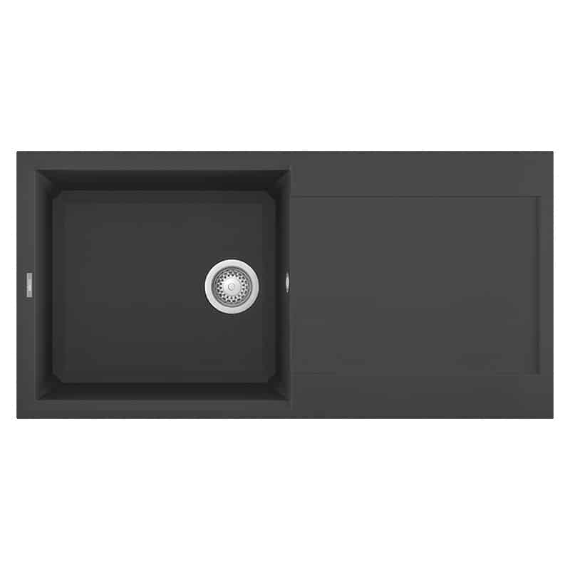 foto del prodotto lavello elleci incasso 1 vasca 100x50 easy 480 granitek antracite lgy48059