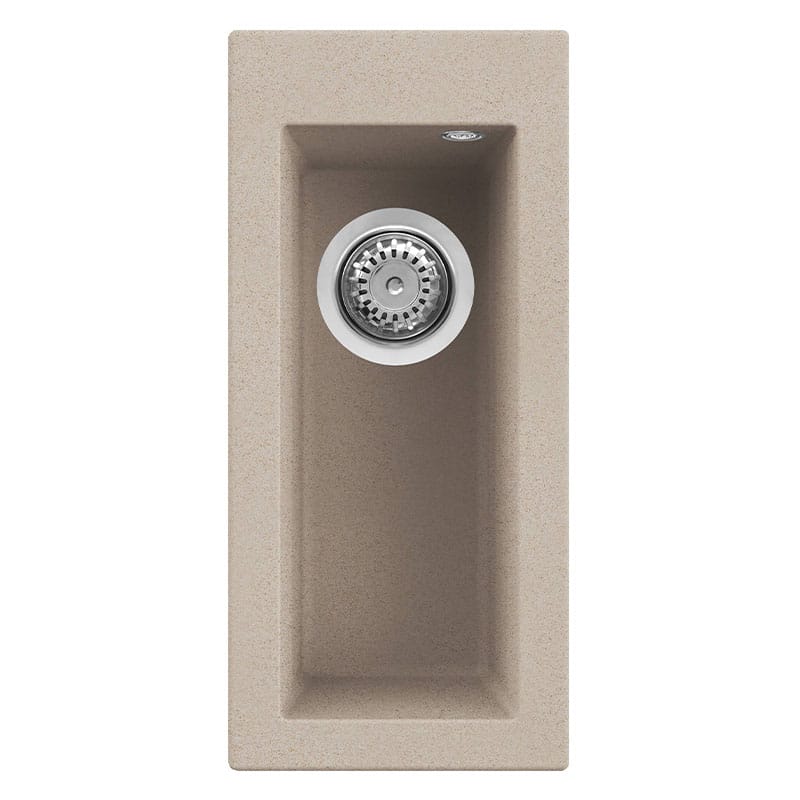 foto del prodotto lavello elleci incasso 1 vasca 23x50 quadra 50 granitek avena lgq05051