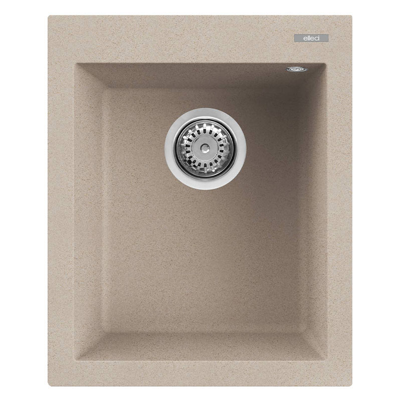 foto del prodotto lavello elleci incasso 1 vasca 41x50 quadra 100 granitek avena lgq10051