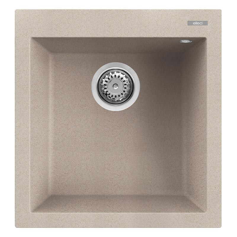 foto del prodotto lavello elleci incasso 1 vasca 47x50 quadra 102 granitek avena lgq10251