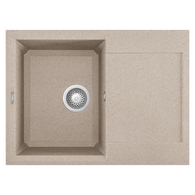foto del prodotto lavello elleci incasso 1 vasca 68x50 easy 135 granitek avena lgy13551