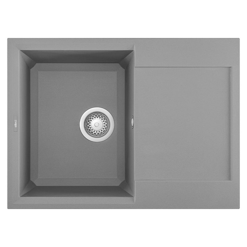 foto del prodotto lavello elleci incasso 1 vasca 68x50 easy 135 granitek grigio cemento lgy13548