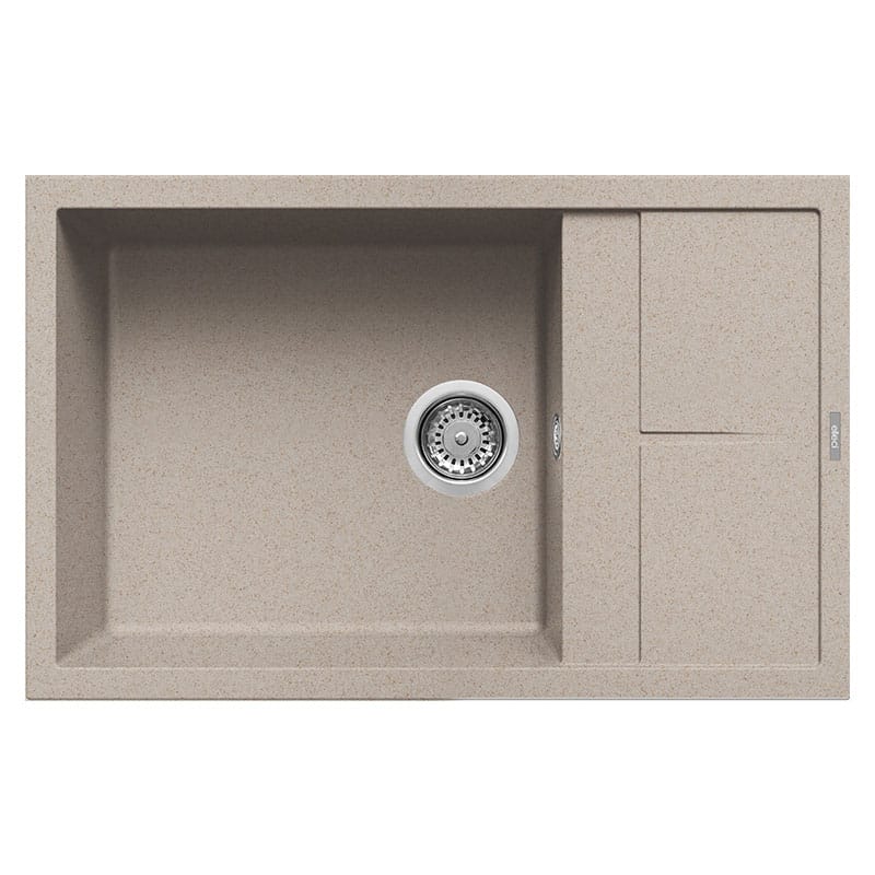 foto del prodotto lavello elleci incasso 1 vasca 78x50 unico 310 granitek avena lgu31051