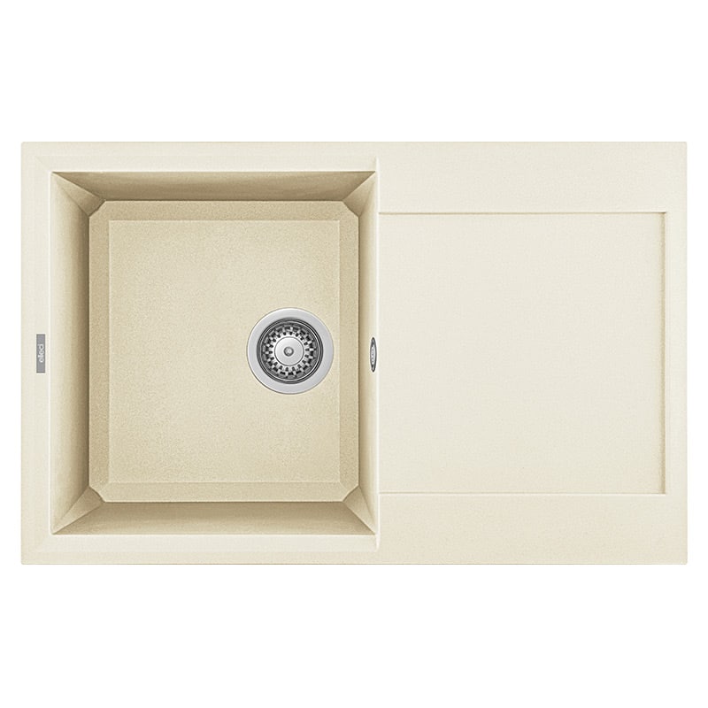 foto del prodotto lavello elleci incasso 1 vasca 79x50 easy 300 granitek bianco antico lgy30062