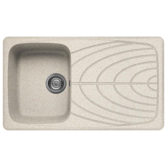 foto del prodotto lavello elleci incasso 1 vasca 86x50 master 400 granitek avena lgm40051