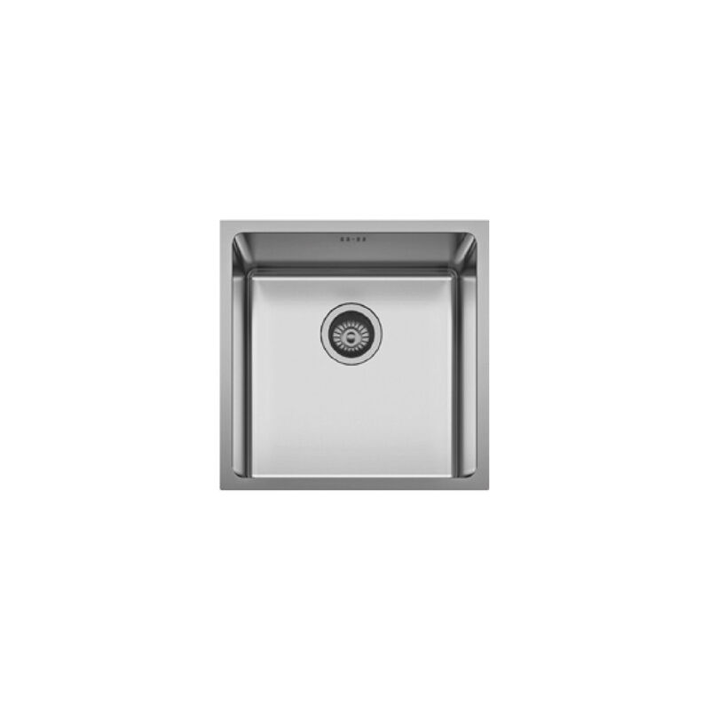 foto del prodotto lavello in acciaio inox 1 vasca quadra 40x40cm modello berlino