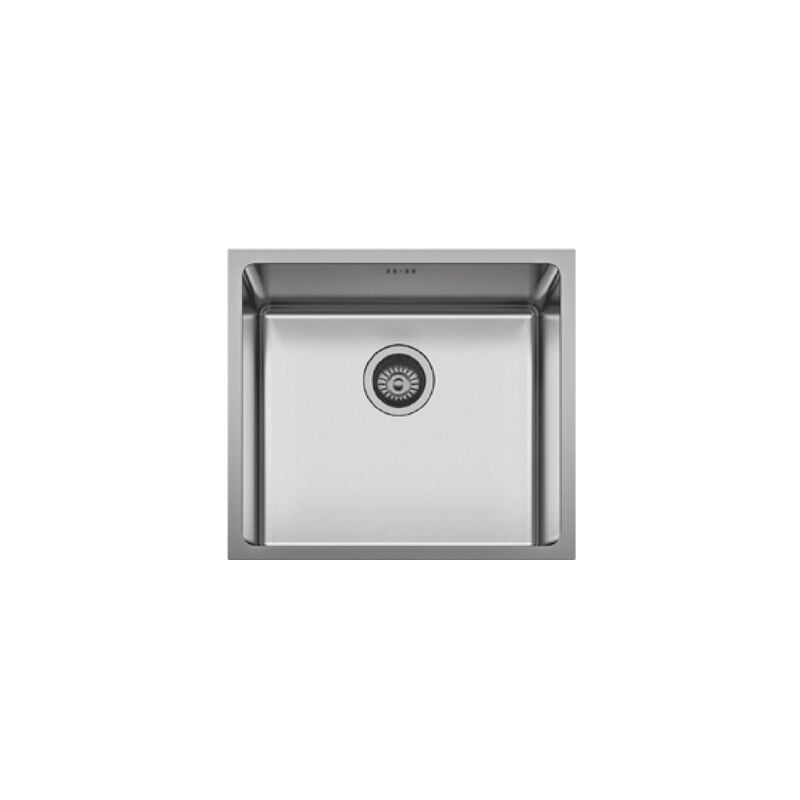foto del prodotto lavello in acciaio inox 1 vasca quadra 45x40cm modello berlino