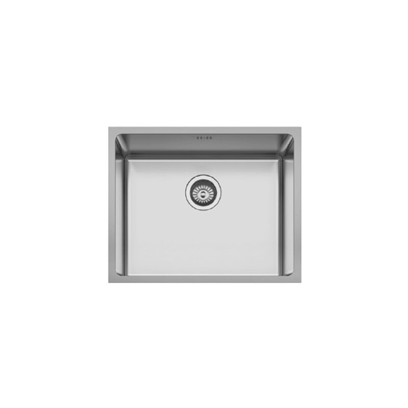 foto del prodotto lavello in acciaio inox 1 vasca quadra 50x40cm modello berlino