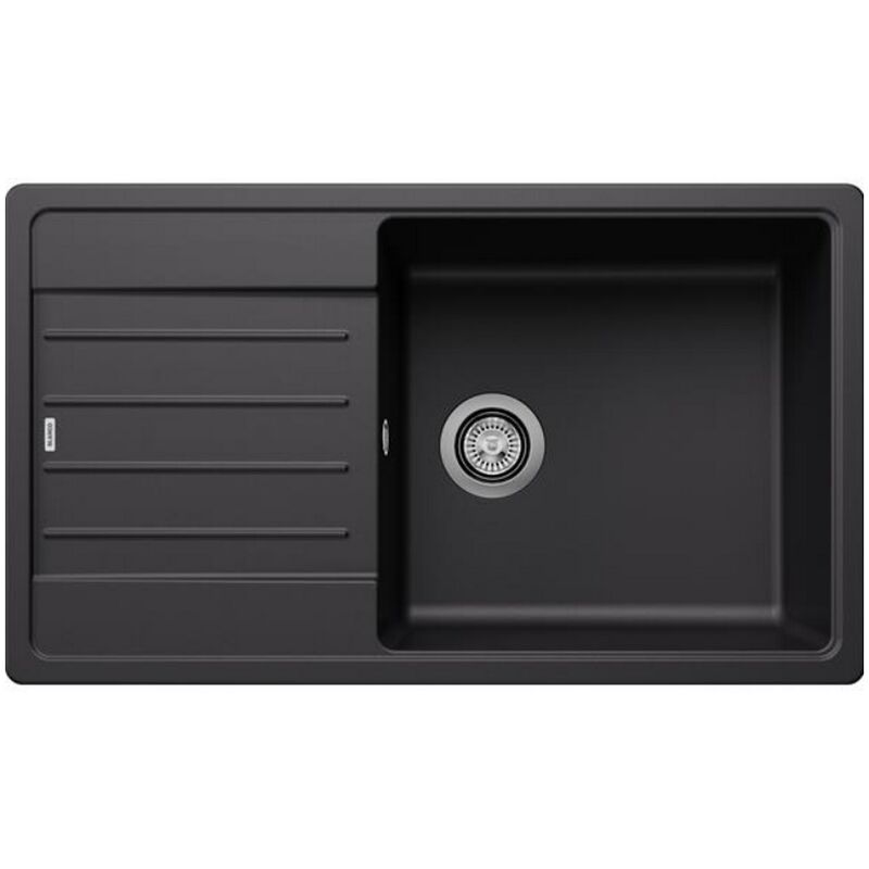 foto del prodotto lavello incasso 86 cm silgranit nero 526087 blanco
