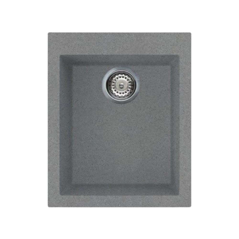 foto del prodotto lavello incasso monovasca 41x50 smeg vz40tt fragranite titanio