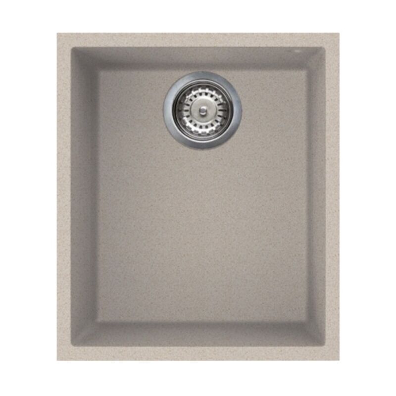 foto del prodotto lavello incasso monovasca sottotop 38x44 cm color avena smeg vzum40av2