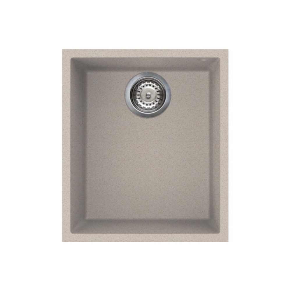 foto del prodotto lavello incasso monovasca sottotop 38x44 smeg vzum40av2 avena