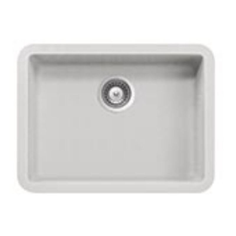 foto del prodotto lavello incasso monovasca sottotop colore alluminio 50x38 cm smeg vst50al