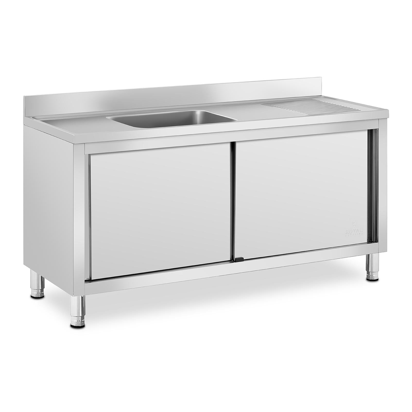 foto del prodotto lavello inox su vano 1 vasca inox 500 x 400 x 240 mm professionale 14 0005015