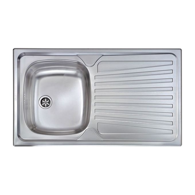 foto del prodotto lavello mondial 86x50 1 vasca sinistra gocciolatoio acciaio inox
