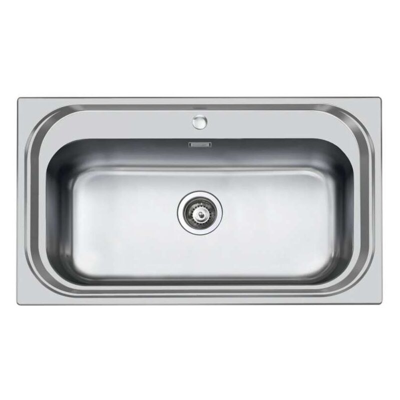 foto del prodotto lavello monovasca in acciaio inox 86x50 cm foster