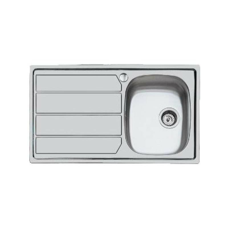 foto del prodotto lavello s1000 vasca e gocciolatoio 86x50 scarico destro