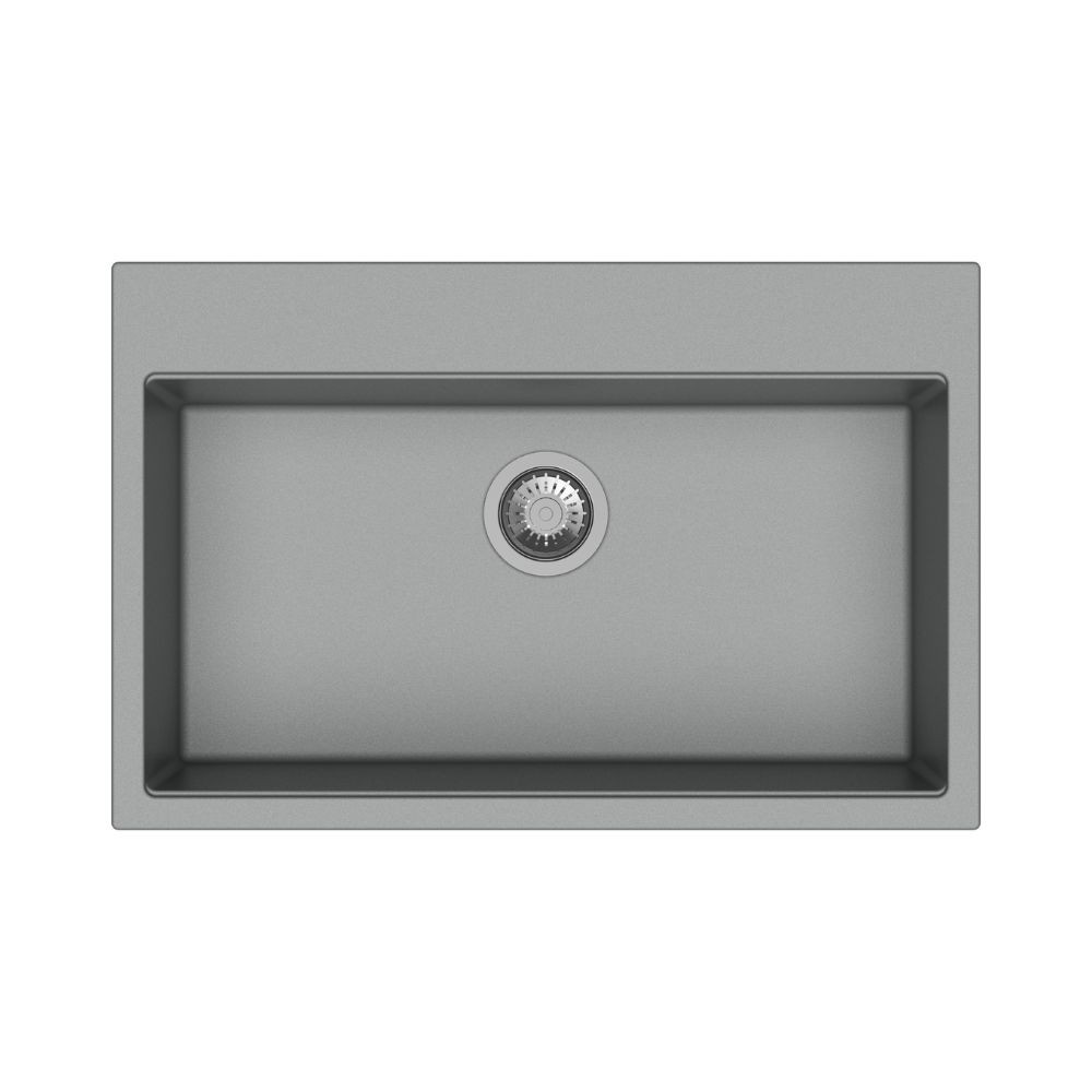 foto del prodotto lavello una vasca croma waltz 78x51